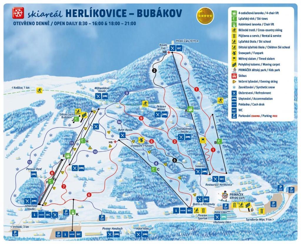 Apartman Rotterovka -Ski Resort Herlikovice & Bubakov Vrchlabí Εξωτερικό φωτογραφία